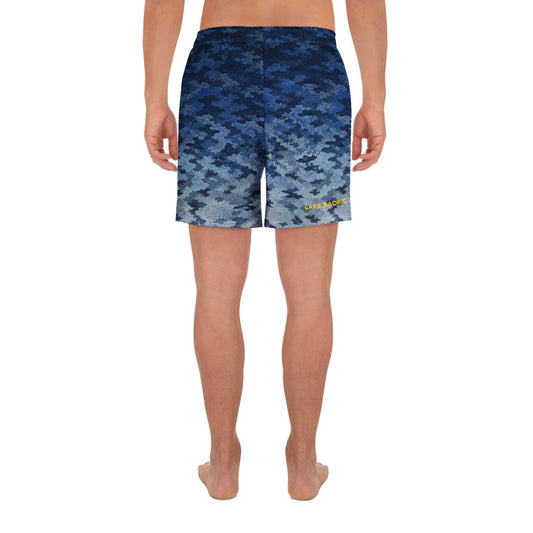 Lake Pacific Bluefin Performance Long Shorts back – recycled polyester fishing shorts
