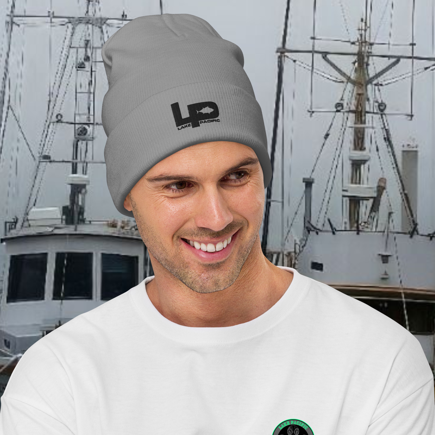 Lake Pacific Beanie – Logo (Black)