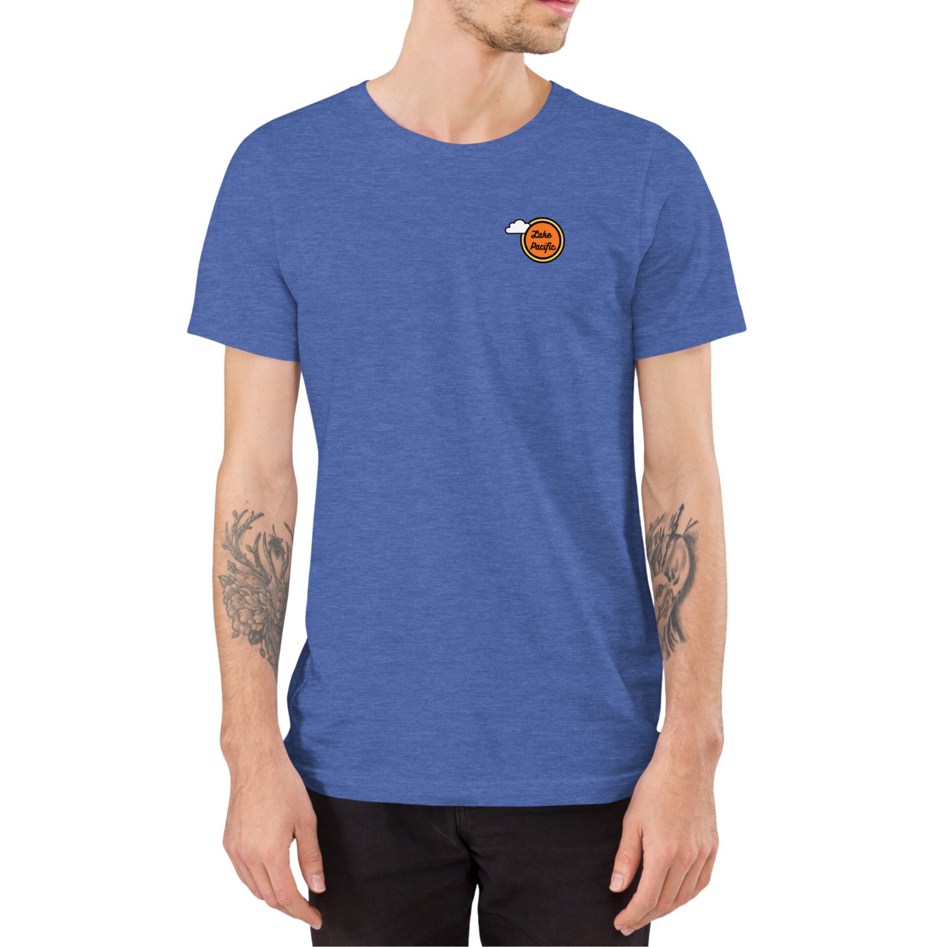 Lake Pacific Cartoon tee alternate colorway – fun ocean angler t-shirt