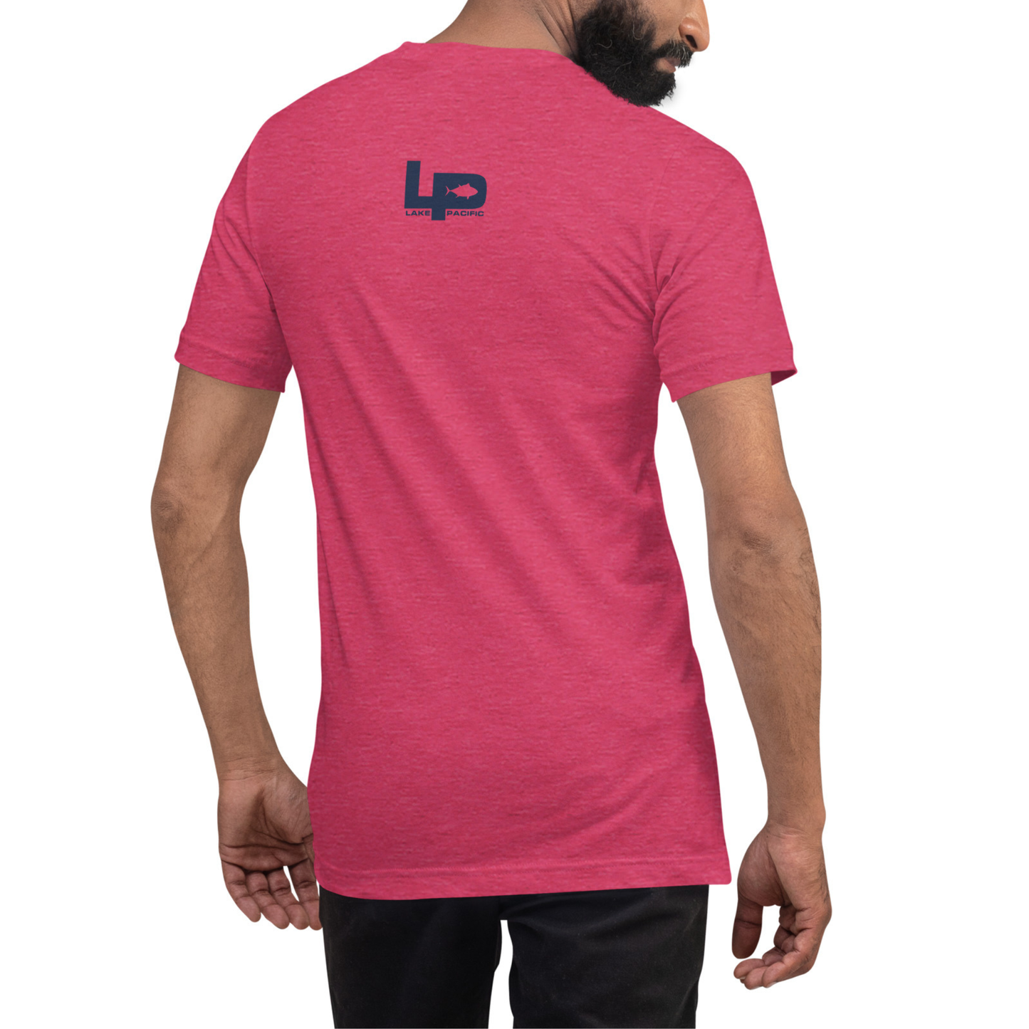 Lake Pacific Species tee front – premium cotton offshore fishing shirt