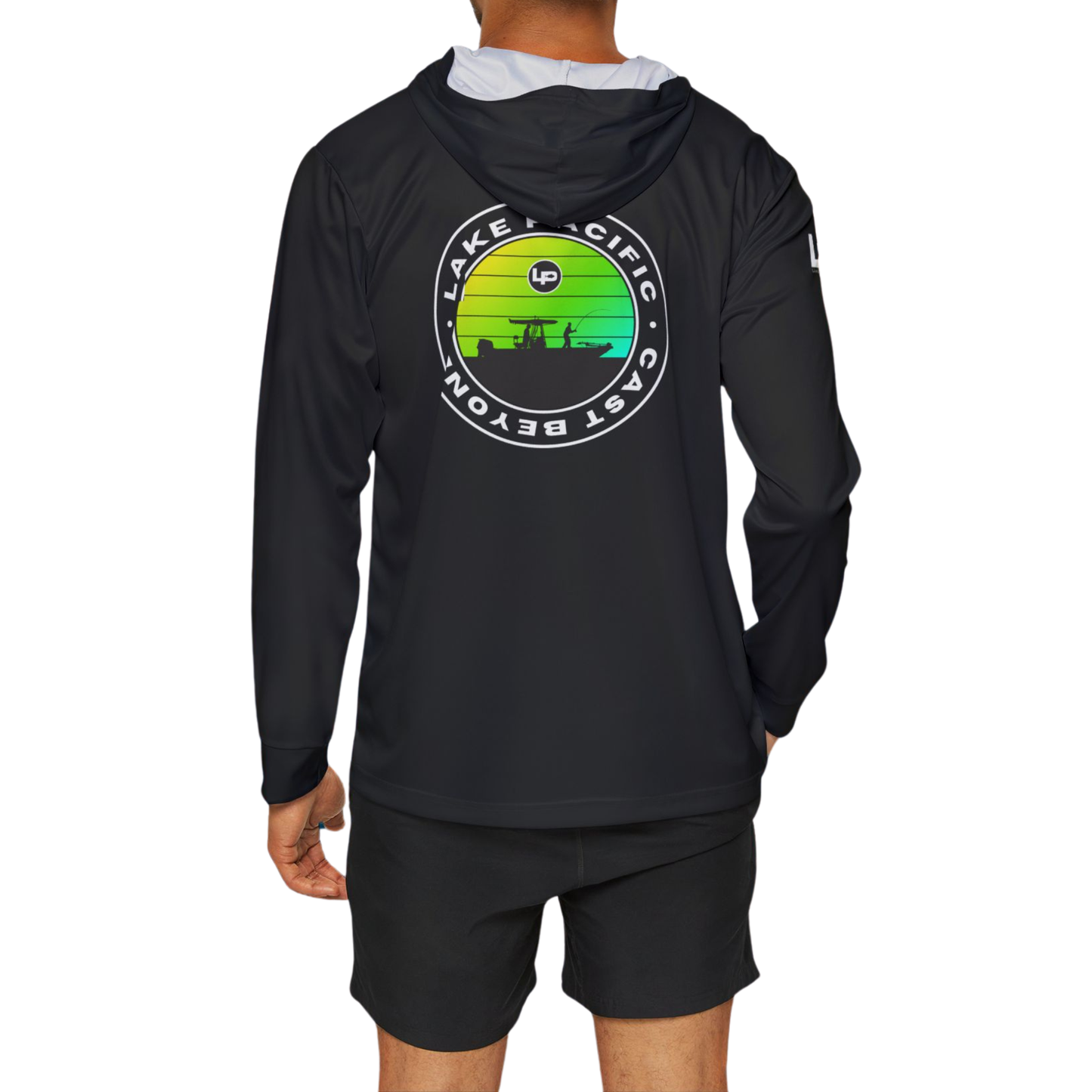 Lake Pacific Performance Fishing Hoodie — Silhouette