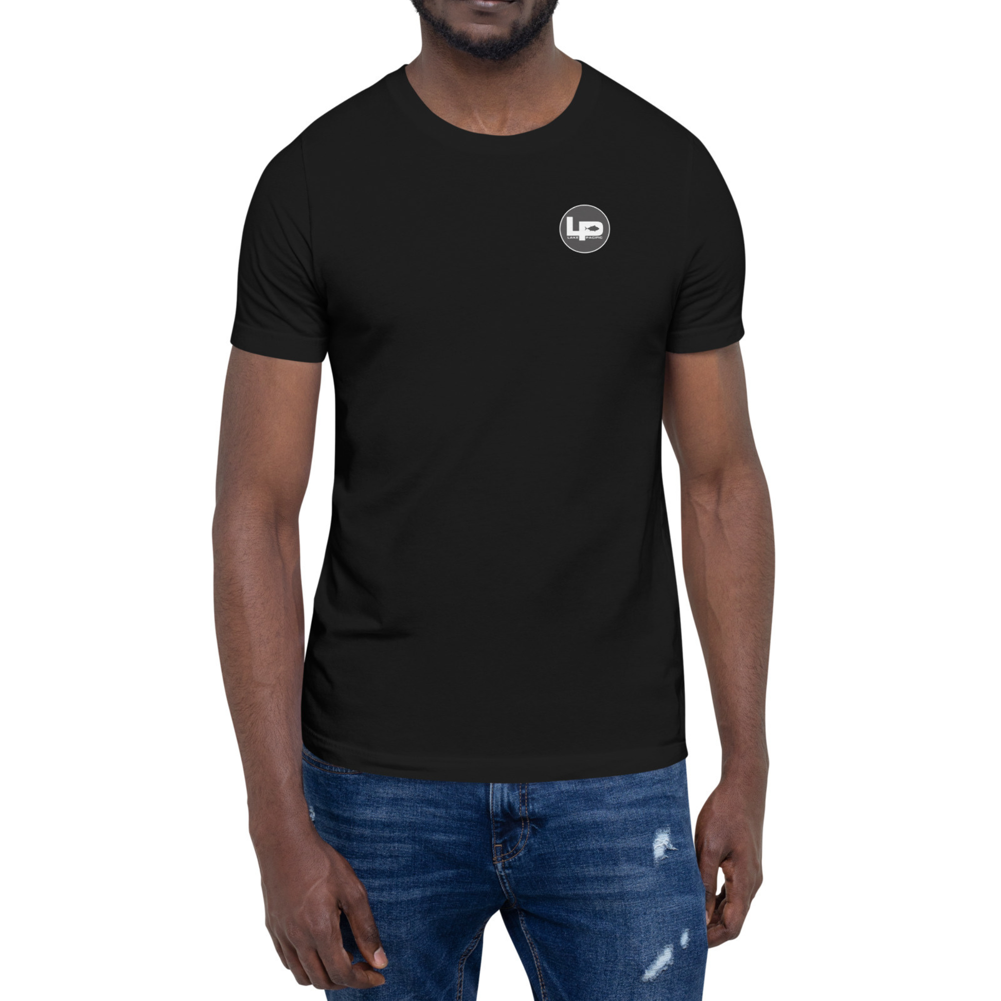 Lake Pacific Silhouette tee alternate colorway – coastal lifestyle angler shirt