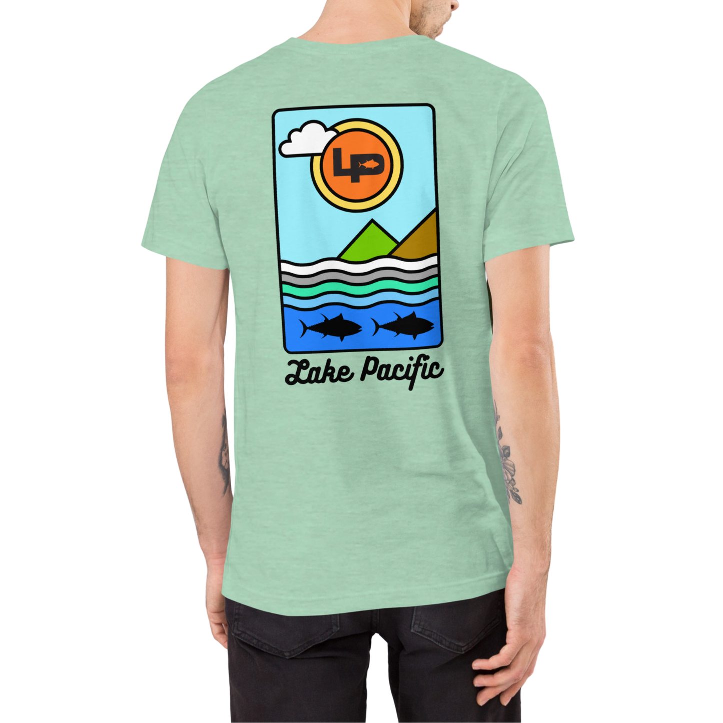 Lake Pacific Tee – Cartoon