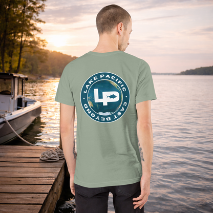 Lake Pacific Tee – Blue Marble