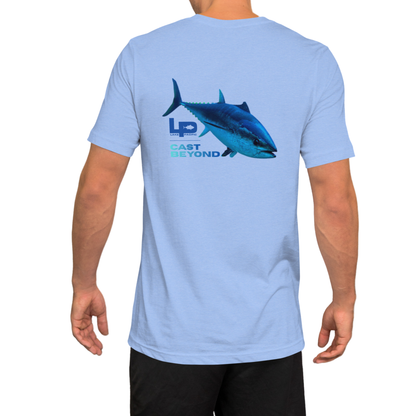 Lake Pacific Tee – Cast Beyond (Bluefin)