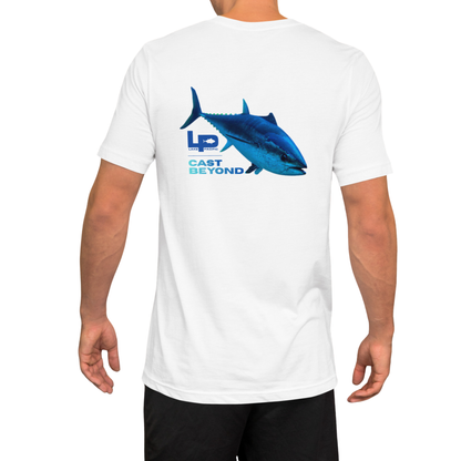 Lake Pacific Tee – Cast Beyond (Bluefin)