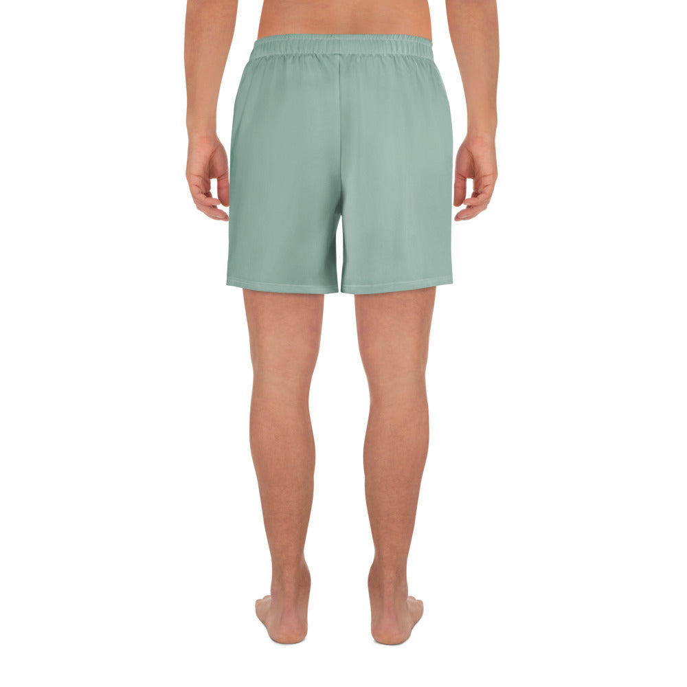 Lake Pacific Performance Long Shorts back view – UPF 50+ coastal performance shorts