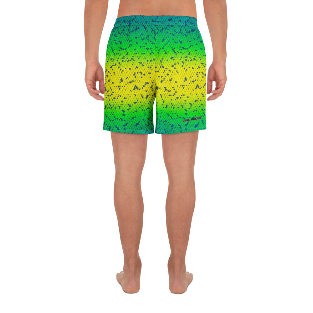 Lake Pacific Dorado Performance Long Shorts back – recycled polyester fishing shorts