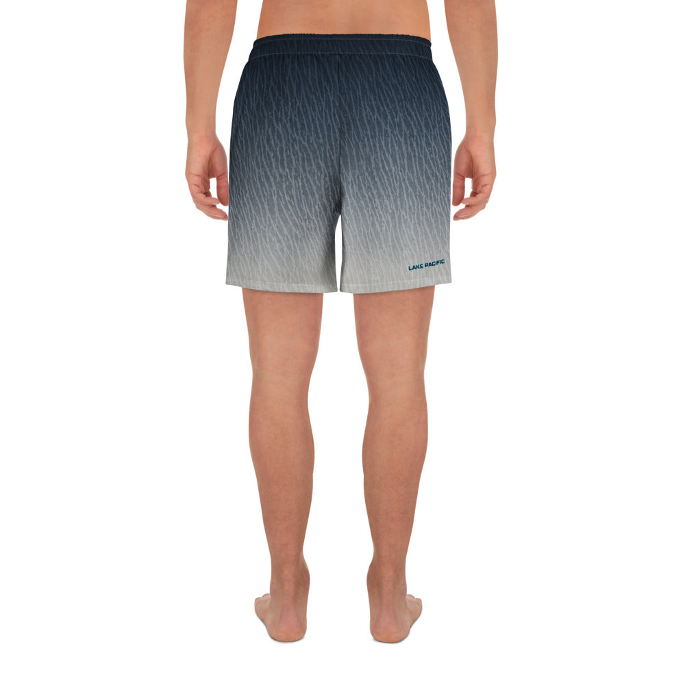 Lake Pacific Tiger Shark Performance Long Shorts back – recycled polyester fishing shorts