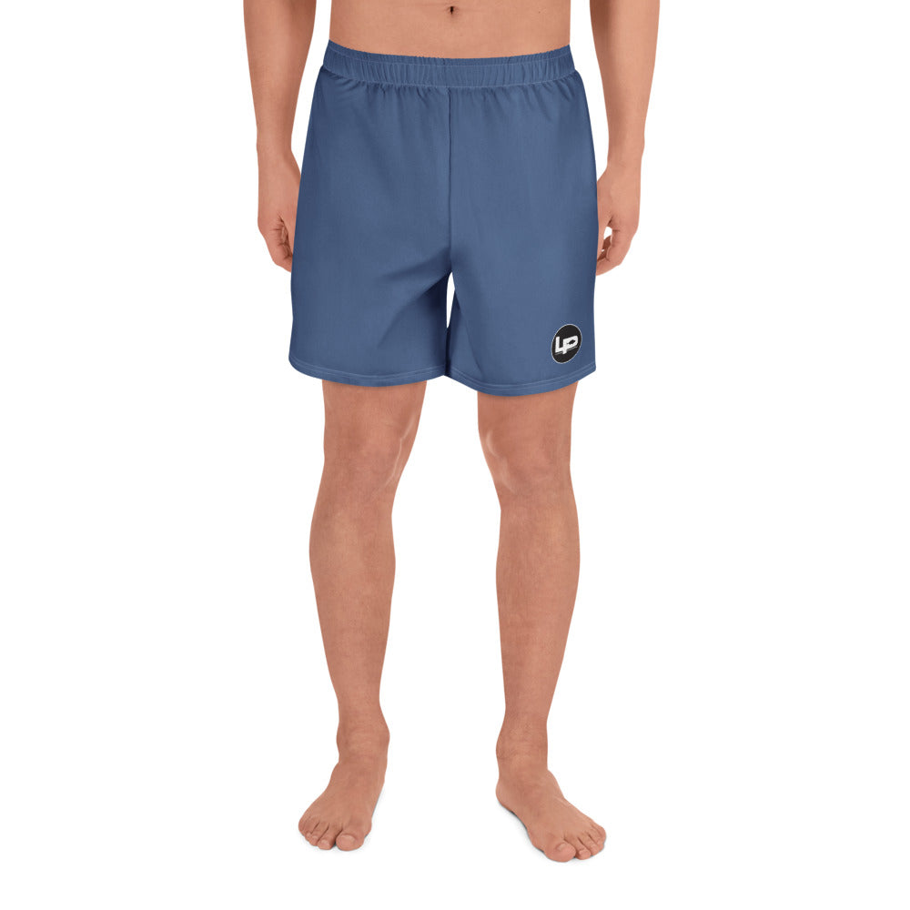 Lake Pacific Performance Long Shorts front view – lightweight coastal fishing shorts