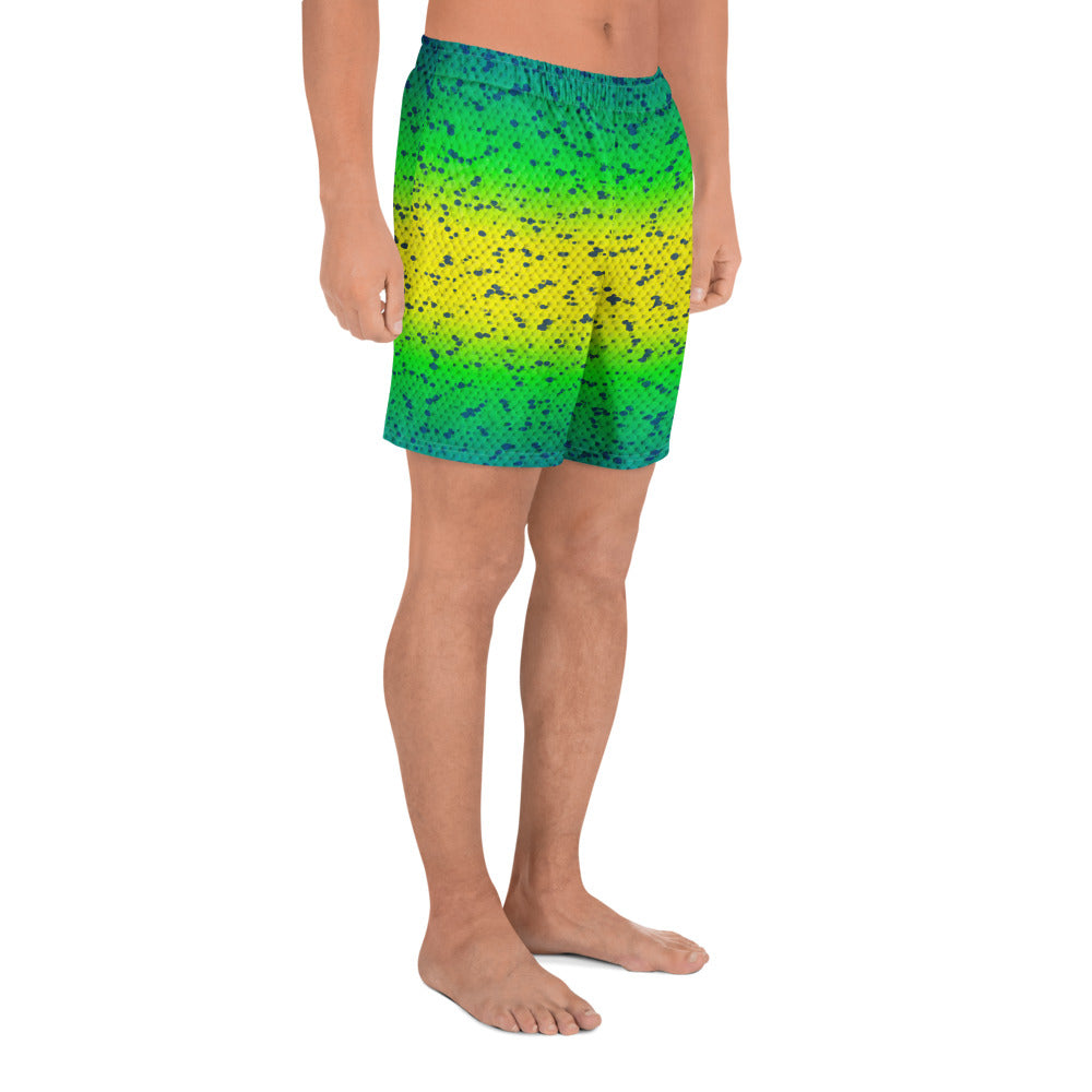 Lake Pacific Dorado Performance Long Shorts right – moisture wicking mahi-mahi shorts