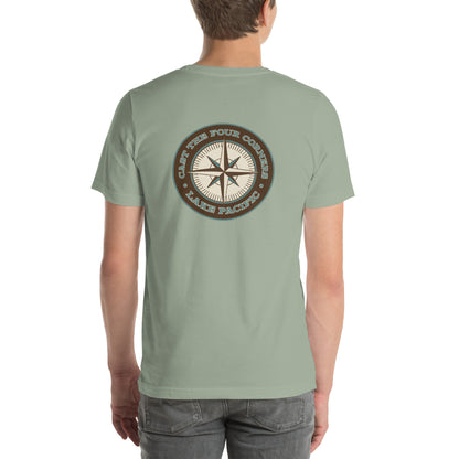 Lake Pacific Compass tee alternate colorway – coastal explorer angler shirt